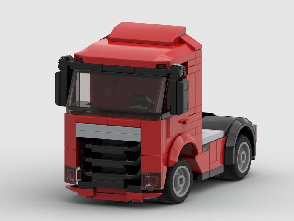 Lego Semi truck with working steering