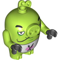 Lego Animal, Pig, Chef / Lime