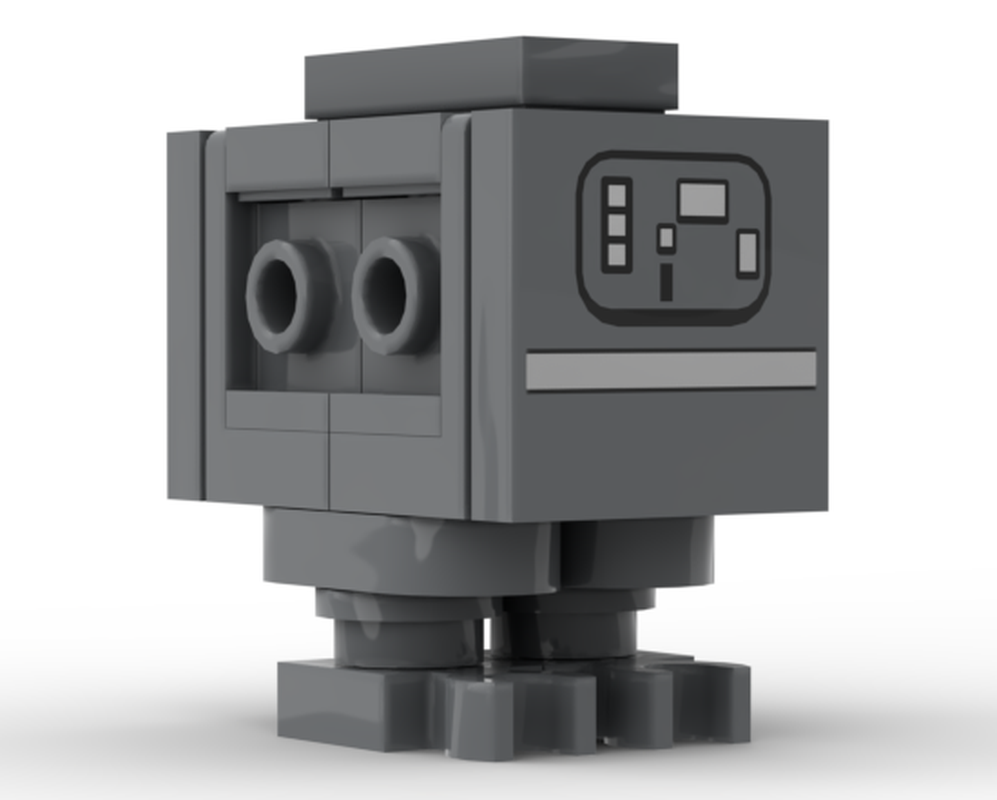 Lego Dark Bluish Grey GNK Power droid (Reimagining of Fig-010459 from 75059-1 Sand Crawler)