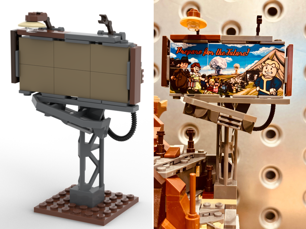Lego Post-apocalyptic Billboard