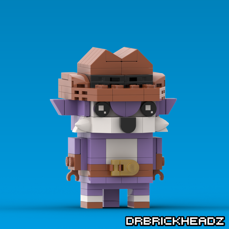 Lego Fang the Sniper (Sonic the Hedghehog) Brickheadz Instructions