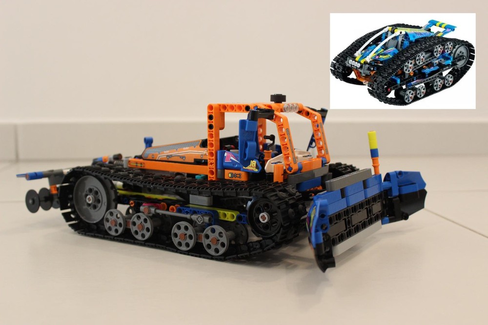 Lego Snow groomer 42140 alternative model