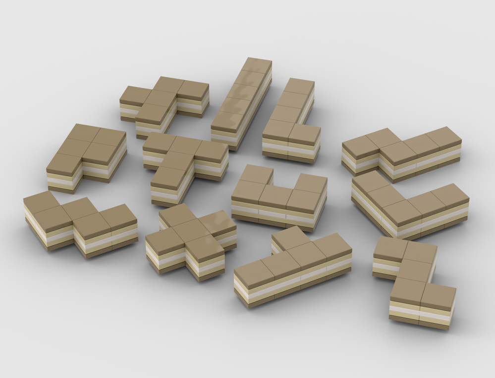 Lego Pentomino 3D