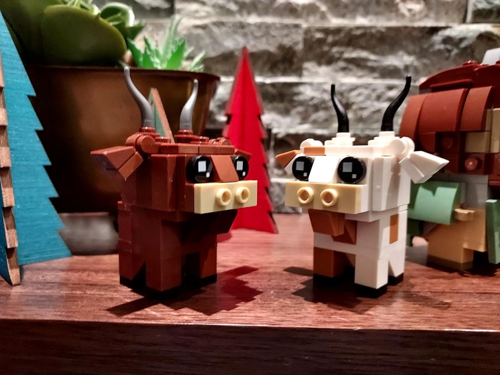 Lego Nativity Scene - Goats
