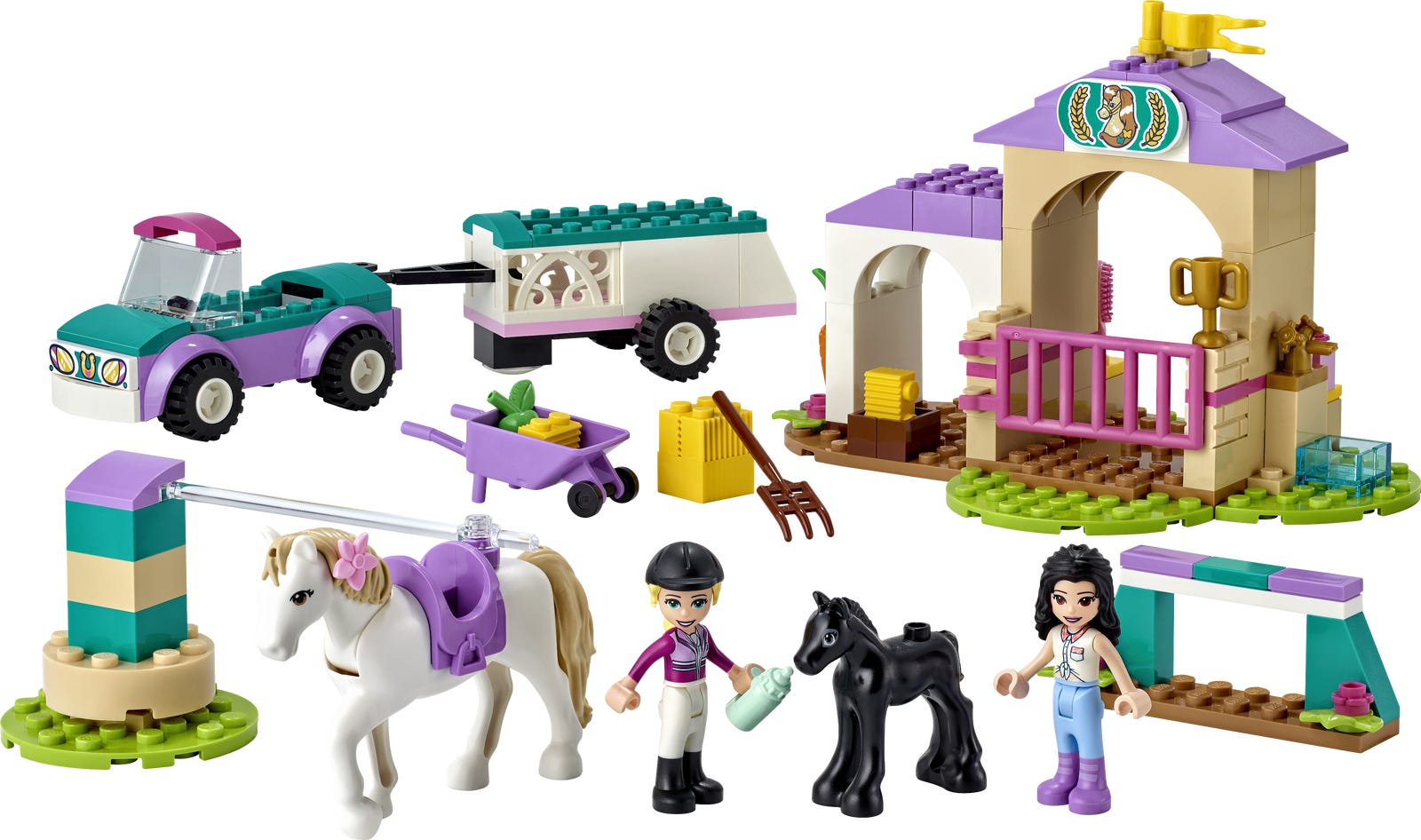 Lego Horse Training and Trailer