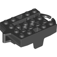Lego Vehicle Base, Roller Coaster Car 4 x 5 / Black