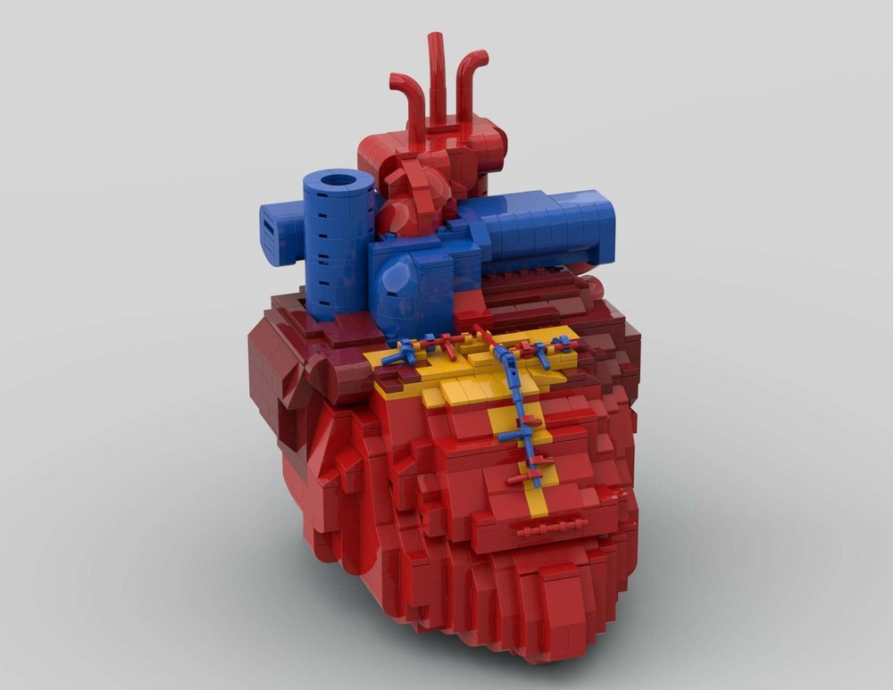 Lego Heart Anatomy V2 refined