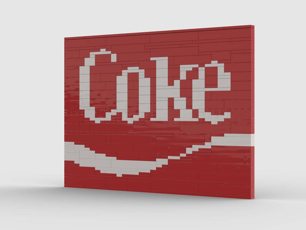 Lego Coke mosaic R1