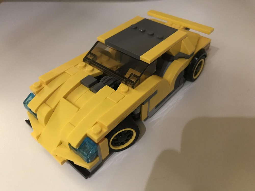 Lego steered 8 stud car