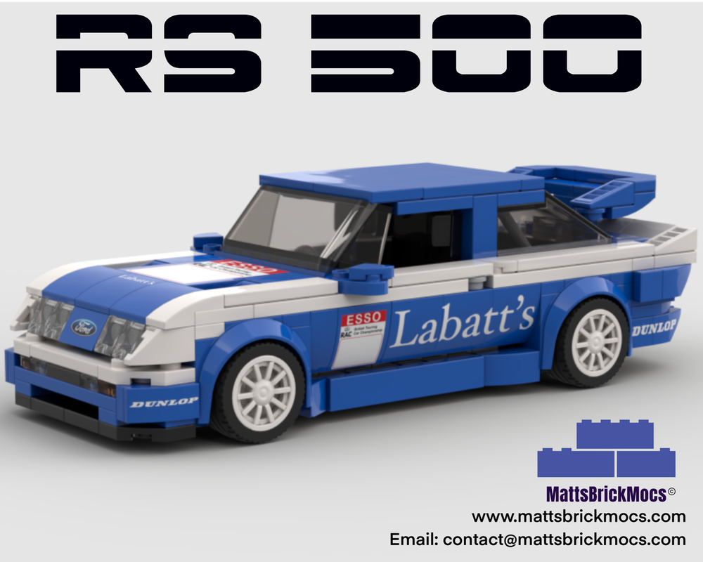 Lego RS500 Labatt's BTCC 8stud