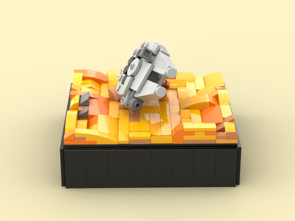 Lego Millenium Falcon on Jakku