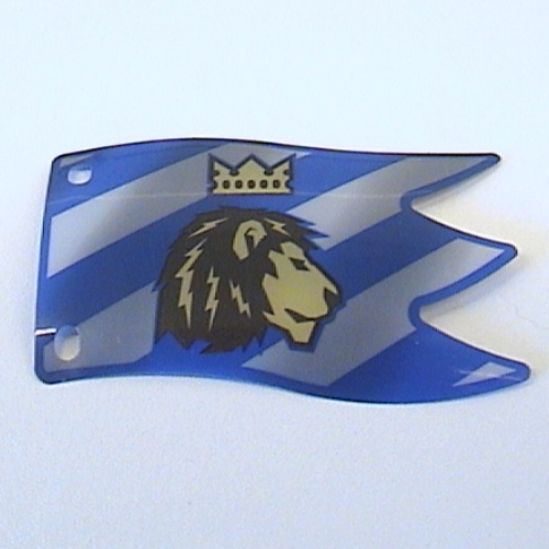 Lego Flag with Lion with Crown Print