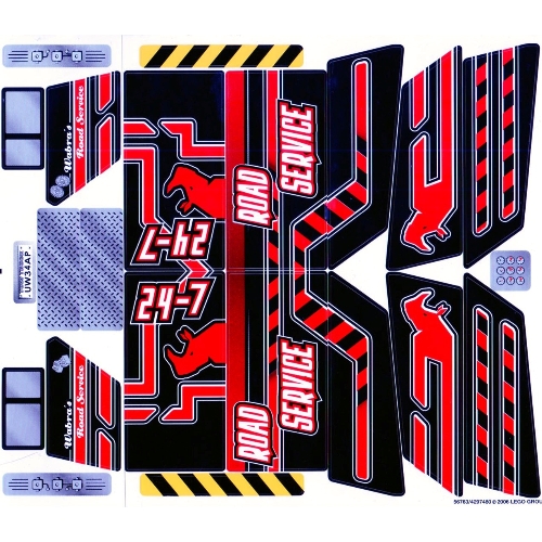 Lego Sticker Sheet for Set 8285-1