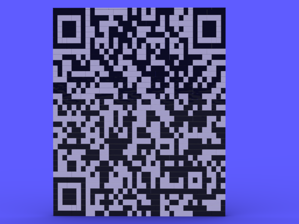 Lego BRick Roll QR Code