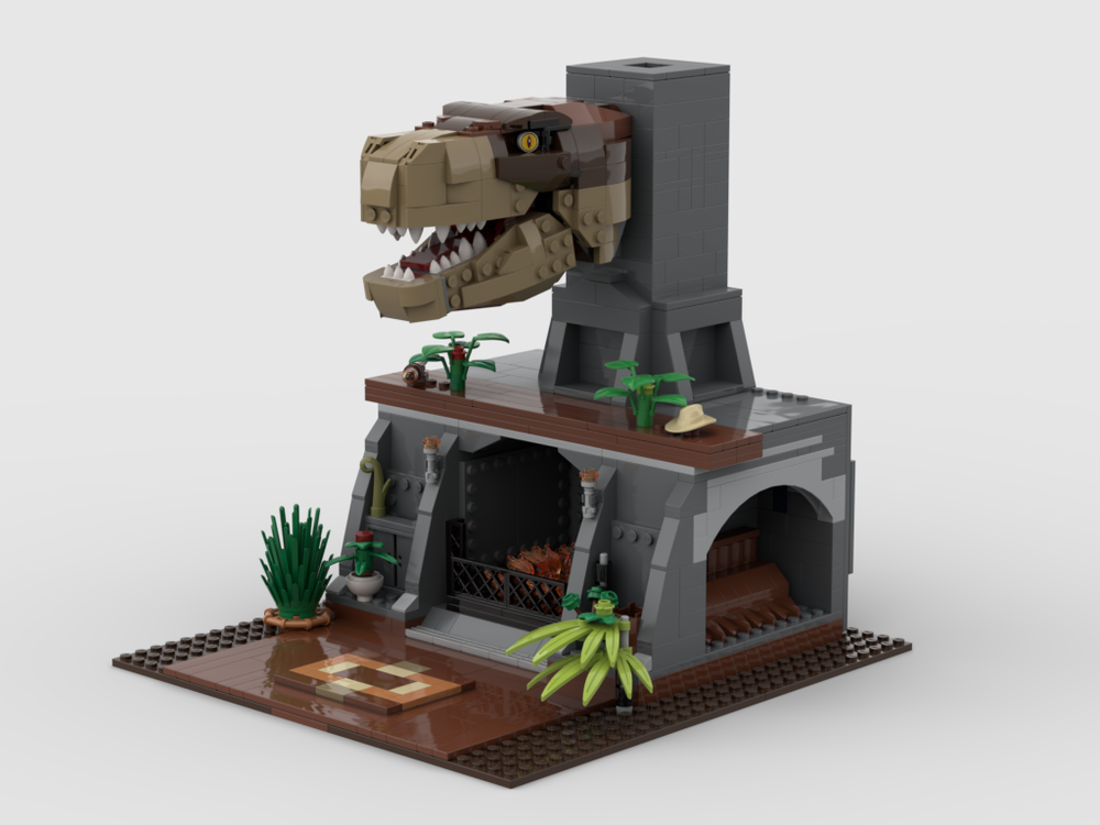 Lego T-Rex Fireplace