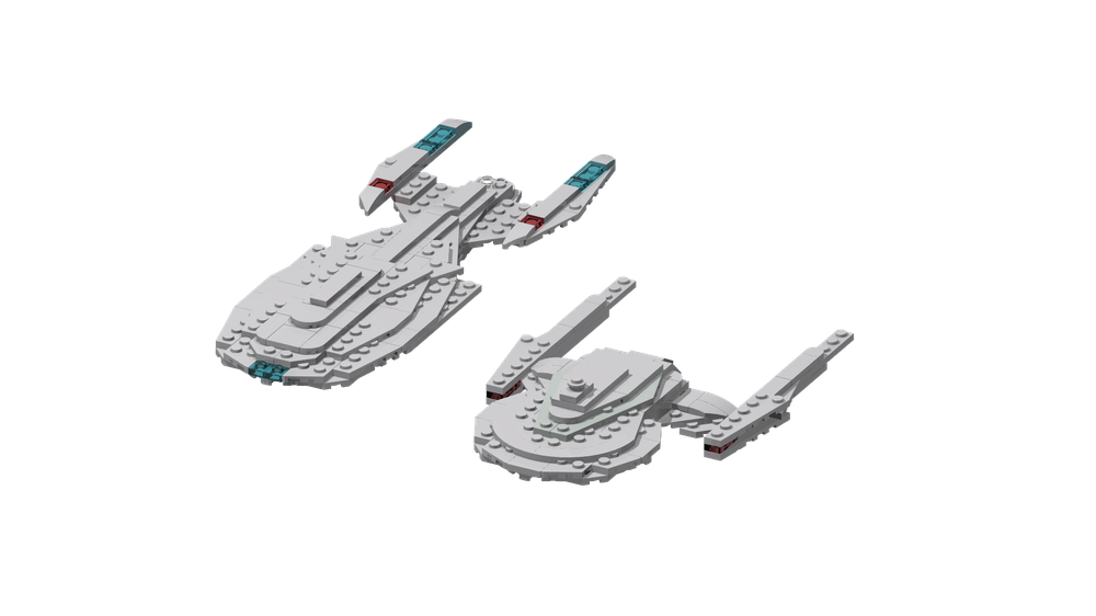 Lego Jein-Class and Lancelot-Class from Picard, Smooth Edition