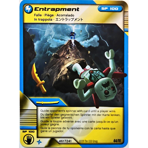 Lego Trading Card, Ninjago Deck #1: 44 - Entrapment - International Version