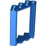 Lego Door Frame 4 x 4 x 6 Corner / Blue