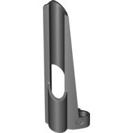 Lego Technic Panel Fairing # 7 Small Long, Large Hole, Side A / Black