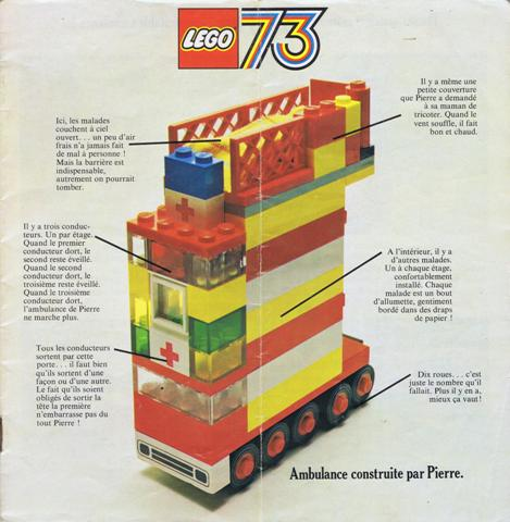 Lego 1973 Large French (97520-Fr)