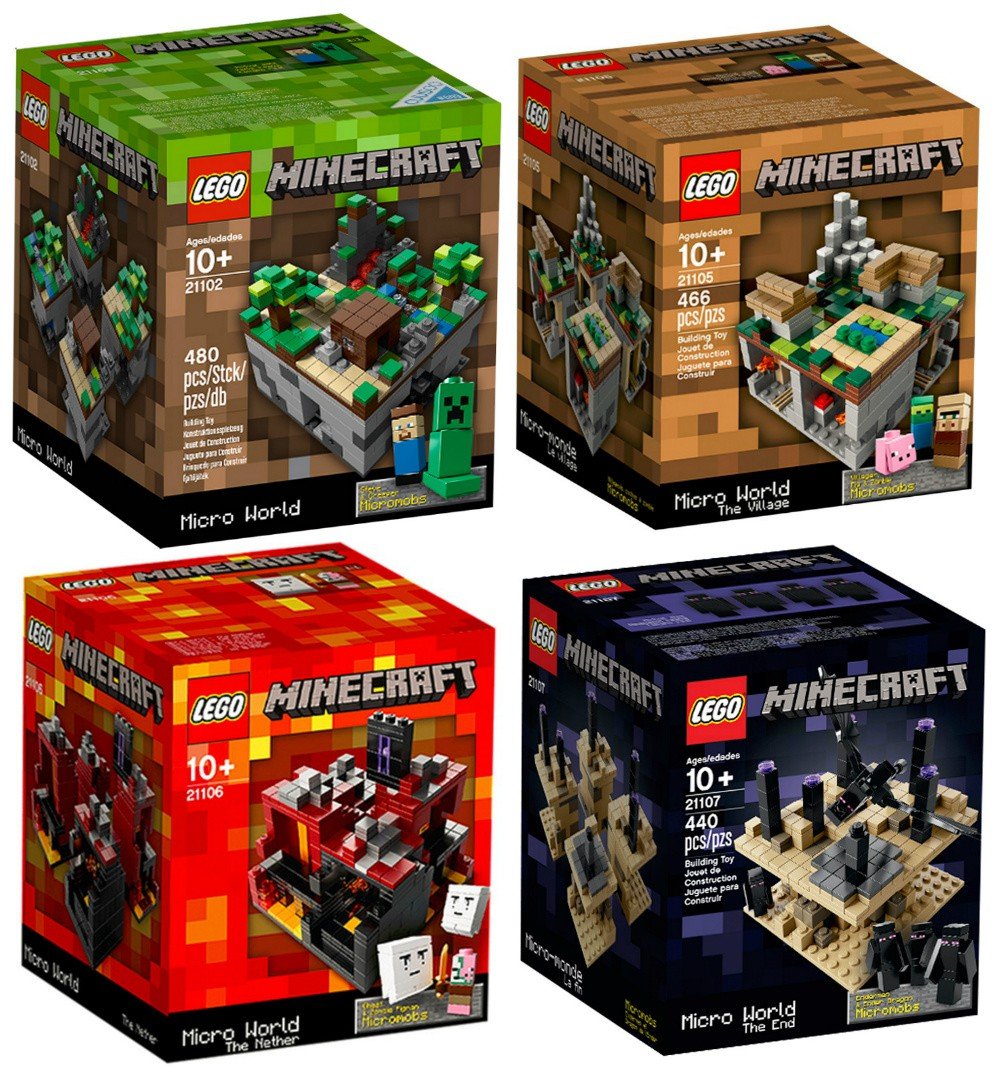 Lego Minecraft Micro World Collection
