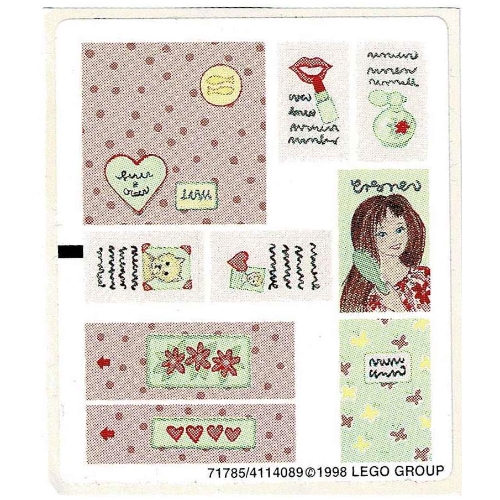 Lego Sticker Sheet 1 for Set 3211-1 / [No Color/Any Color]
