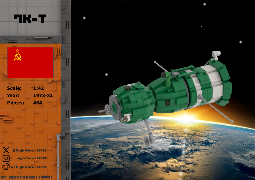 Lego 7K-T (1:42 Minifig scale)