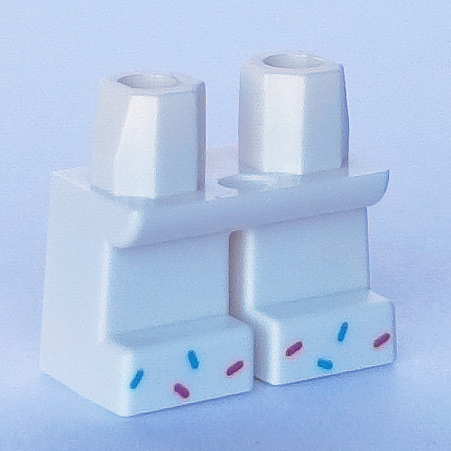 Lego Legs Short [without Hole] with Sprinkles print