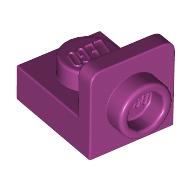 Lego Bracket 1 x 1 - 1 x 1 Inverted / Magenta