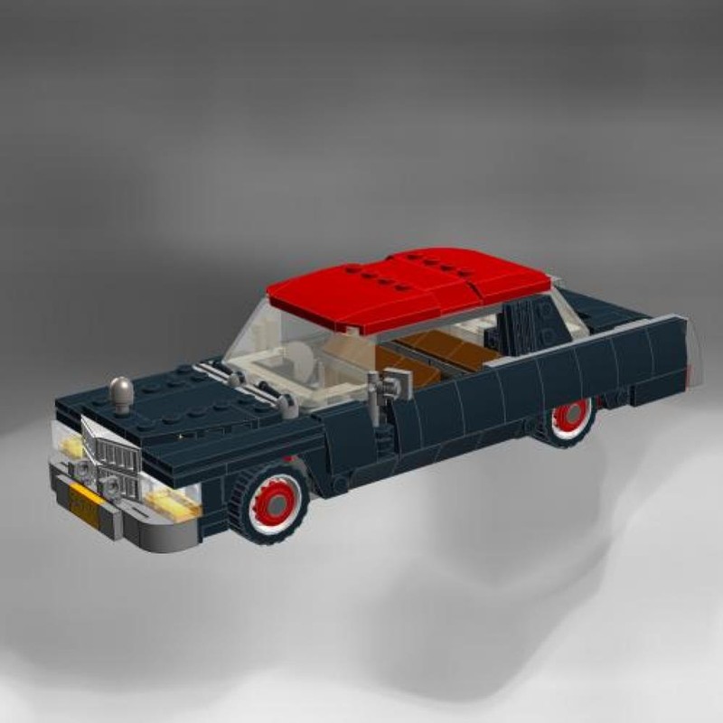 Lego #75828 MOD black sedan