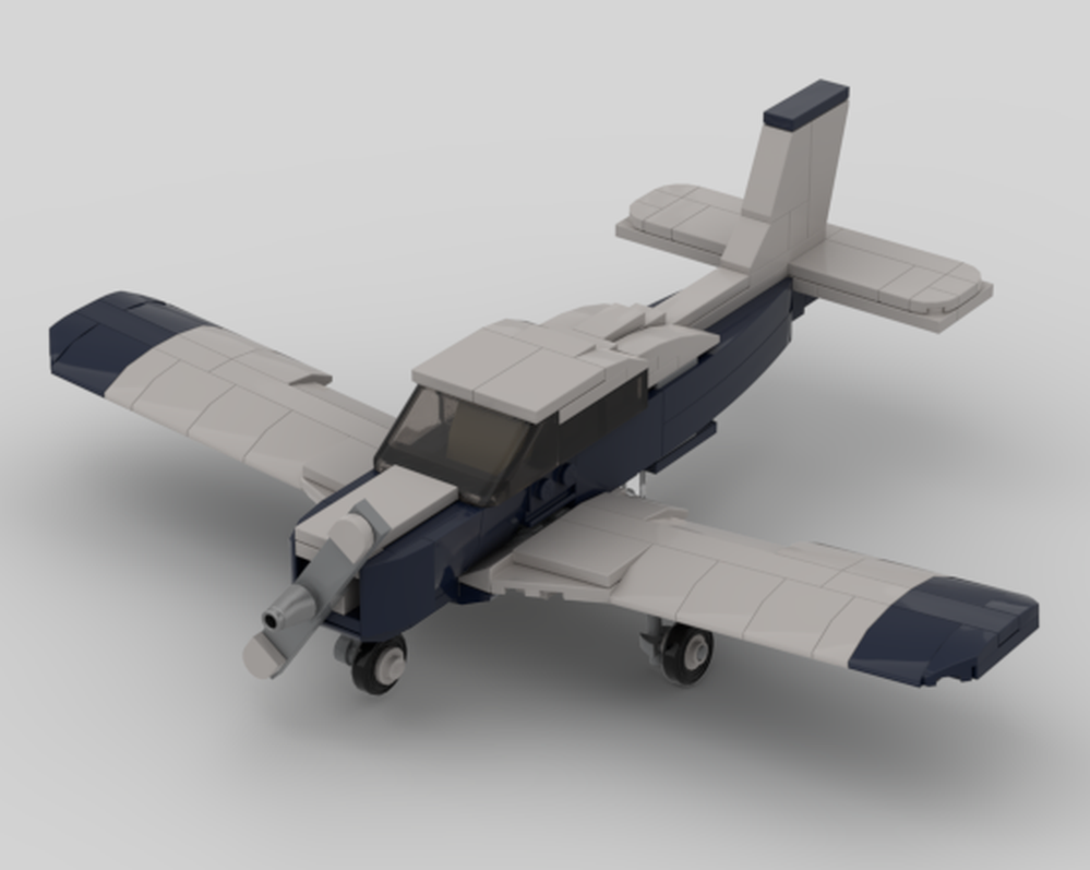 Lego Piper pa-28 140 cherokee