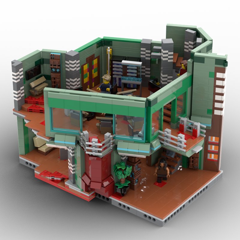 Lego Stargate Atlantis Control Room (LEGO® colors)