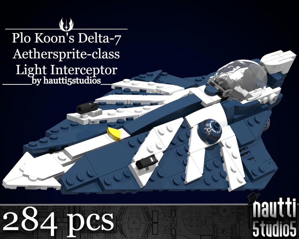 Lego Plo Koon’s Delta-7 Aethersprite-class Light Interceptor (V1)