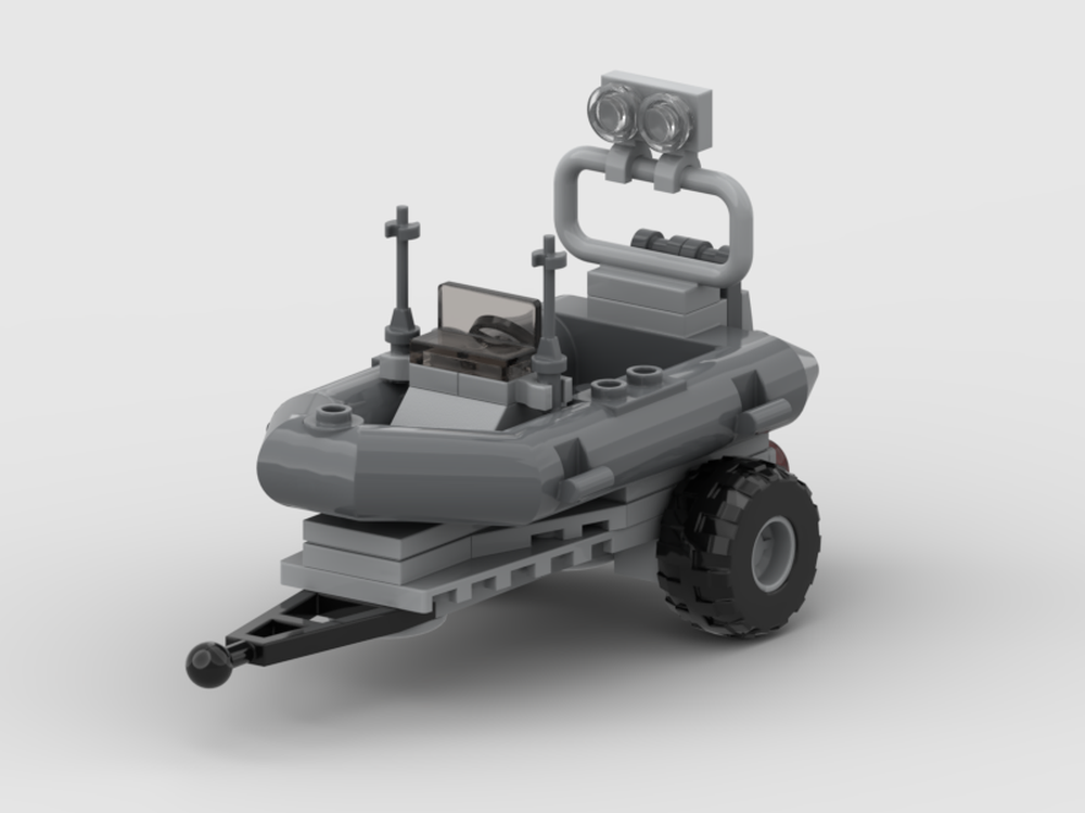 Lego Small Boat and Trailer