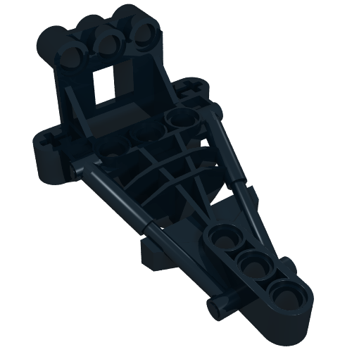Lego Large Figure Skeletal, Torso (Toa Hordika) / Black
