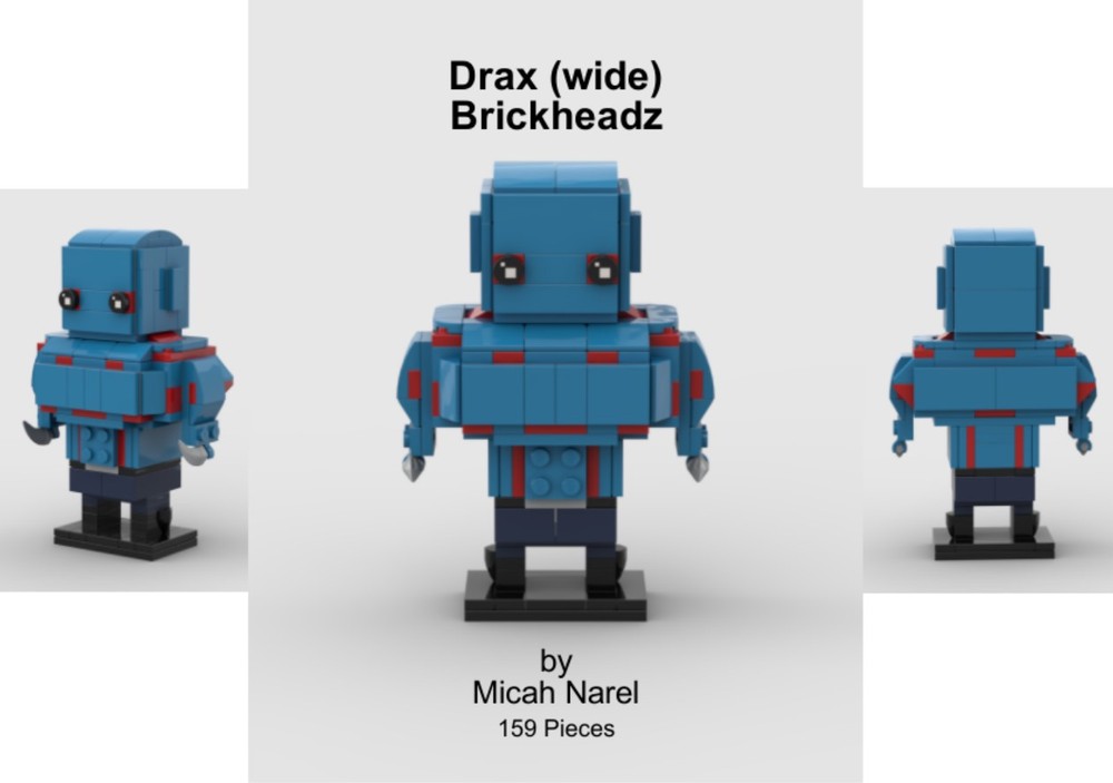 Lego Drax (Wide) Brickheadz