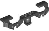 Lego Train Motor Decorative Side 10 x 2 x 2 with Open Hub Points (for RC Train Motor) [Smooth Edges]