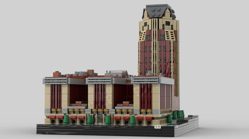 Lego Biltmore Hotel at 1/650th Scale