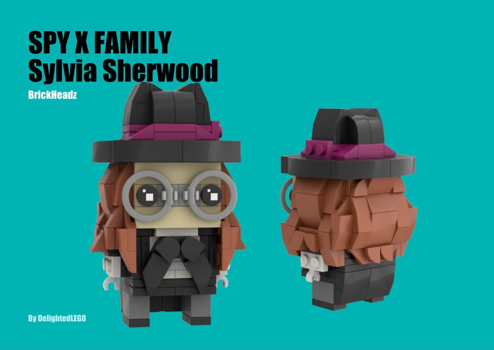 Lego Sylvia Sherwood from SPY x FAMILY, Brickheadz