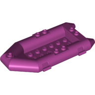Lego Boat / Rubber Raft / Dinghy 6 x 10 / Magenta