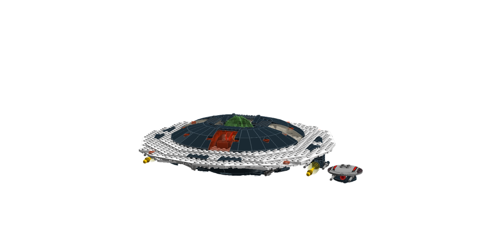 Lego Medium Alien Saucer with repair/combat drone