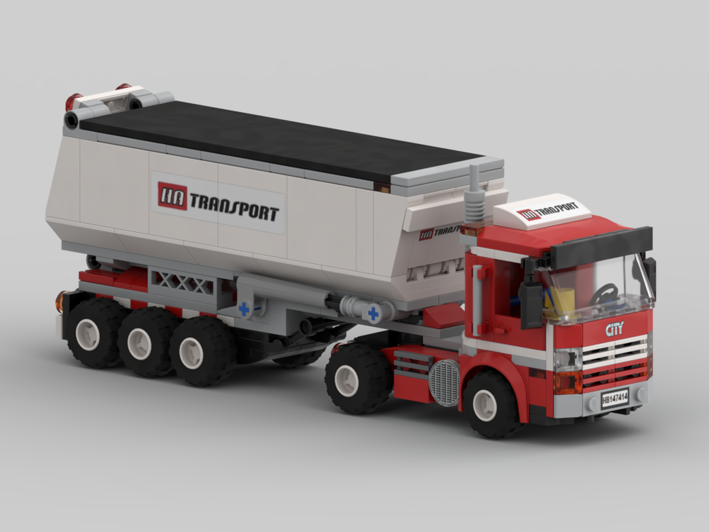 Lego Transport Truck & Tipper Trailer