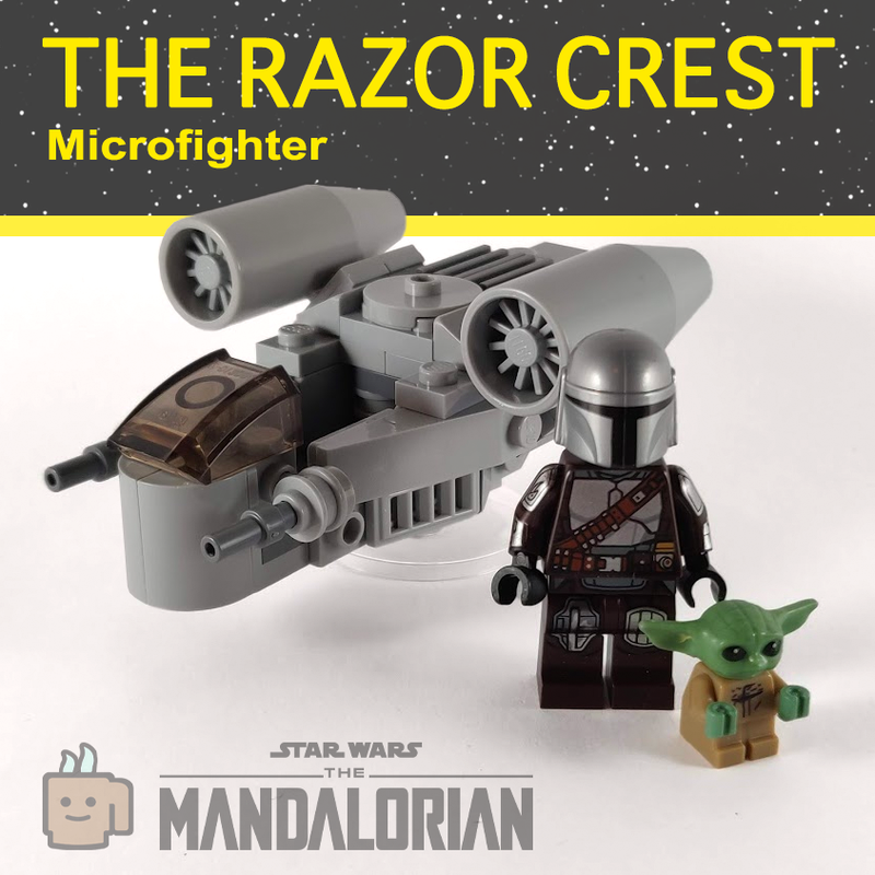 Lego The Mandalorian - Razor Crest Microfighter