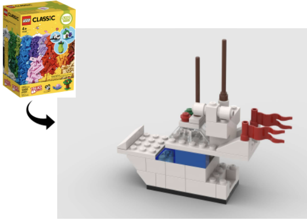 Lego 11016 Yacht