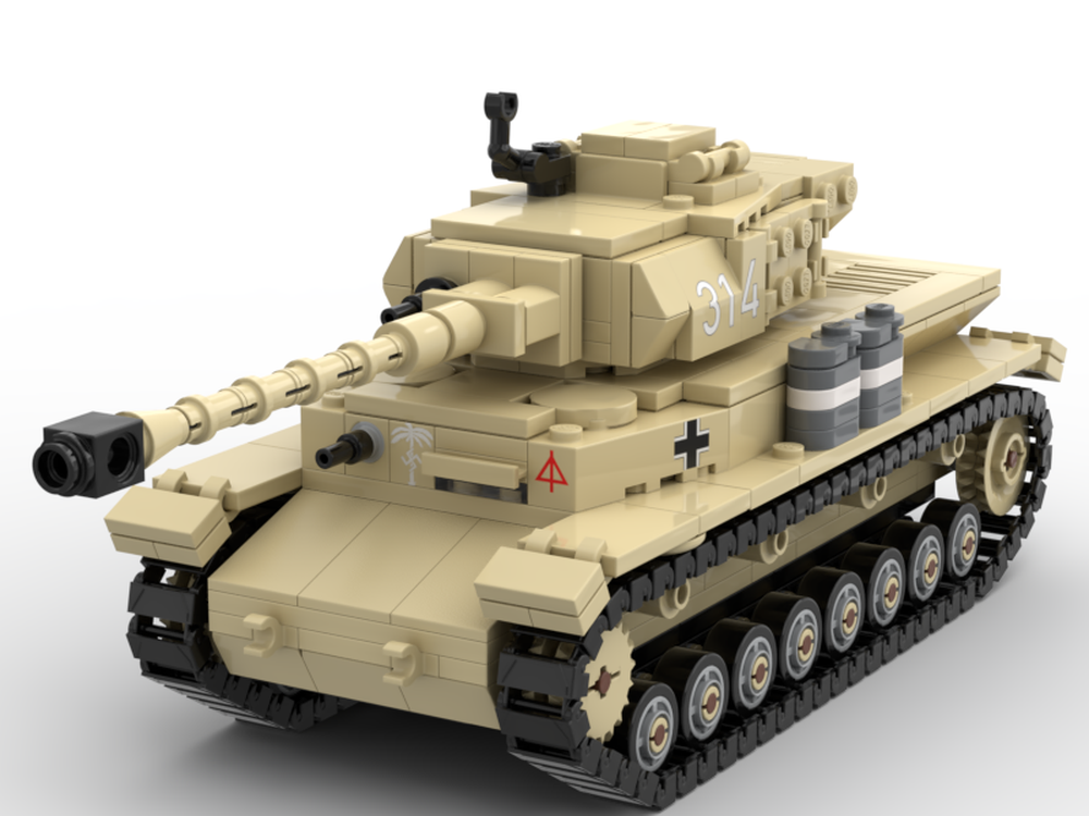 Lego Panzer IV Ausf G tank