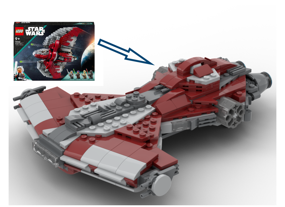 Lego "Defender - Class Light Corvette" 75362 alternative build (MOC)