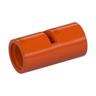 Lego Technic Pin Connector Round [Slotted] / Reddish Orange