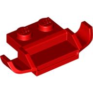 Lego Grille / Spoiler with 1 x 2 Plate, 2 x 2 Anti-studs (Racers Car) / Red