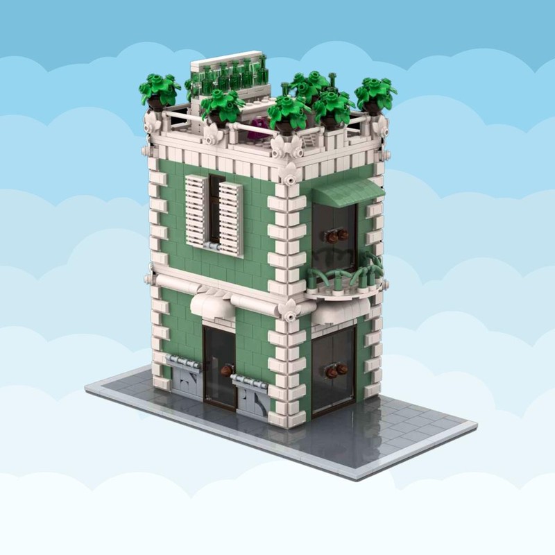 Lego Sand Green Italian Building
