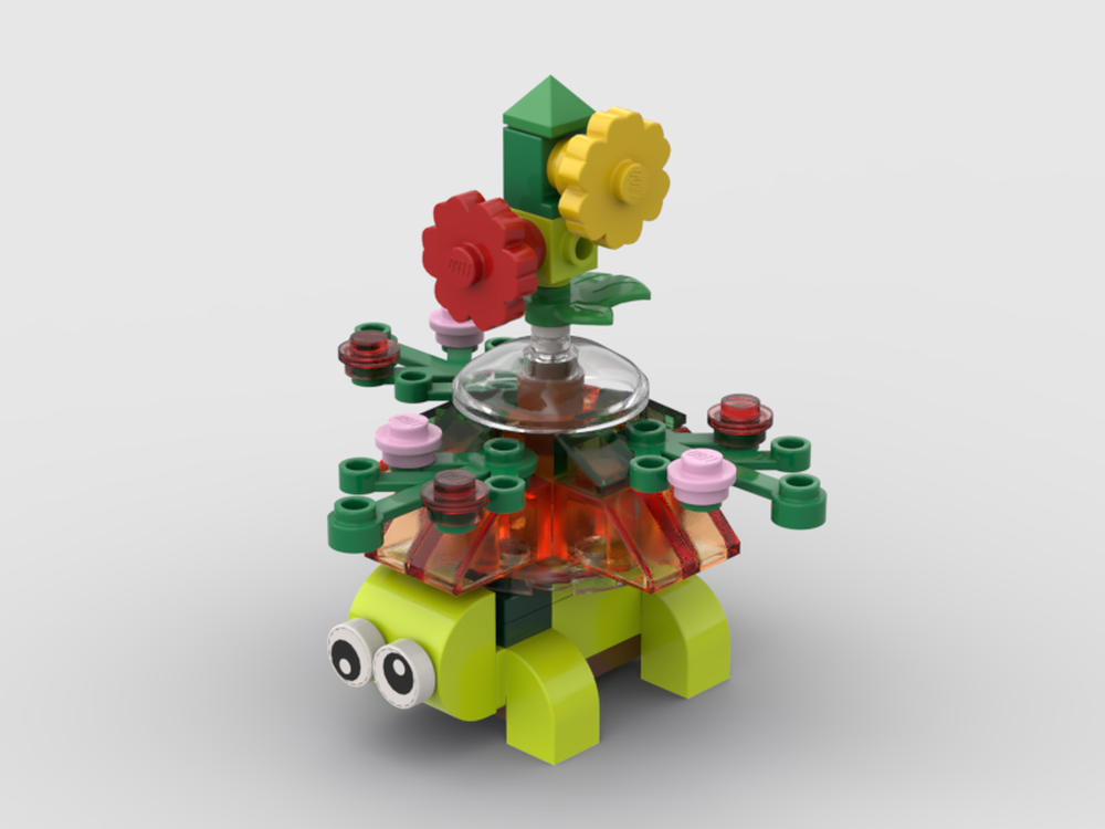 Lego Little turtle with flower